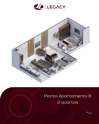 Imagem APTO COM 1 QUARTO - ED. LEGACY - CENTRO A PARTIR DE R$ 568.000,00