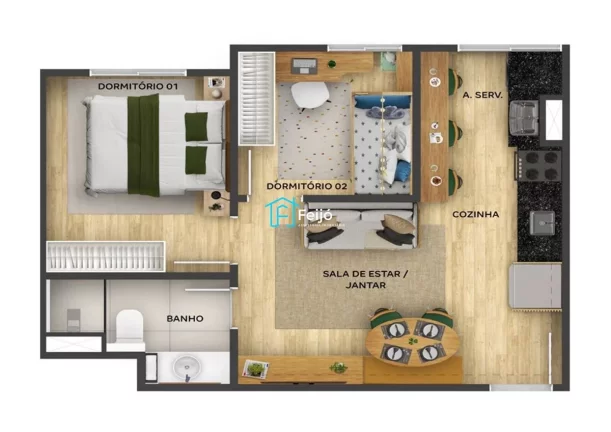 Imagem Apartamentos 2 dormitórios na Zona Norte de Porto Alegre