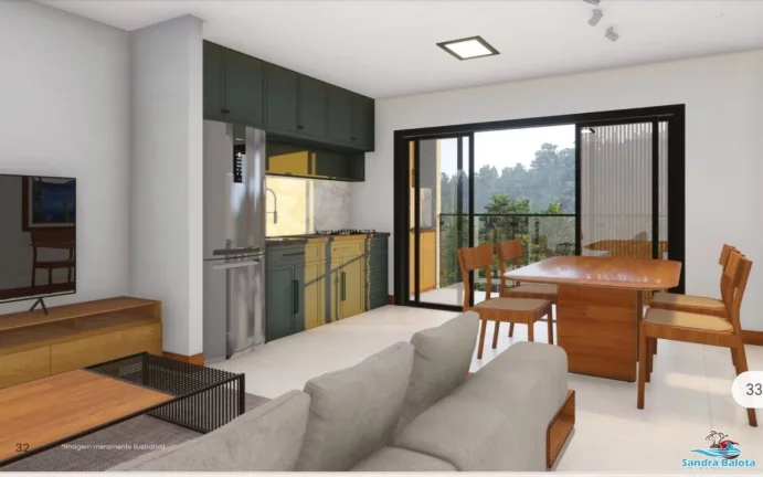 Imagem Apartamento de 1, 2 e 3 dormitórios no Saco da Ribeira/Ubatuba