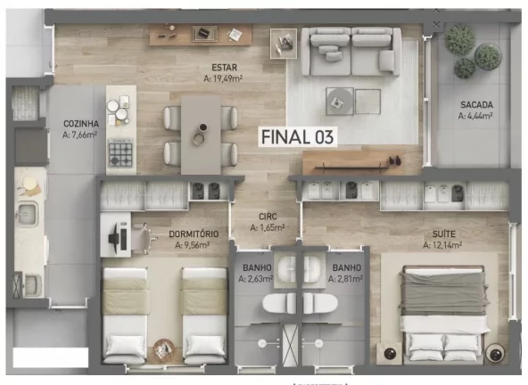 Imagem Apartamento à venda no bairro Petrópolis - Porto Alegre/RS