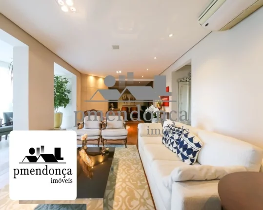 Imagem Apartamento em edifício neoclássico no Ibirapuera com 4 suítes e 5 vagas, 310m²