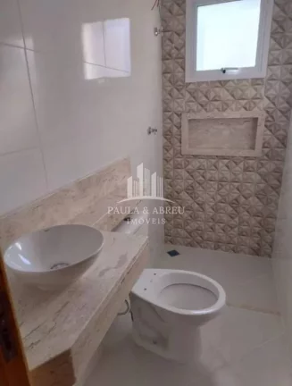Imagem Sobrado NOVO, 72m² terreno, 3 Dormitórios, 1 Suíte, Quintal, 2 Vagas, Fino Acabamento, Vila Lucinda, Santo André