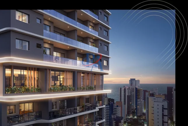 Imagem Apartamento para Venda em Fortaleza, Meireles, 2 dormitórios, 1 suíte, 2 banheiros, 2 vagas