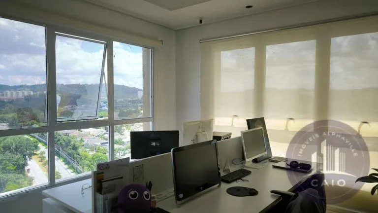 Imagem Sala mobiliada com 80 m² para aluguel por R$ 7.900,00 - Alphaville/SP