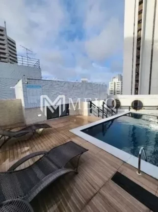 Imagem PARNAMIRIM - Flat com 1qto, 1vaga sendo a ÚNICA unicade com mega varanda