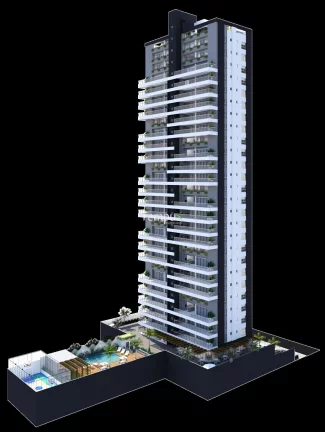 Imagem Residencial Platinum - Apartamento Alto Padrão, Residencial Platinum, com 201 m², possui 4 suítes, DCE