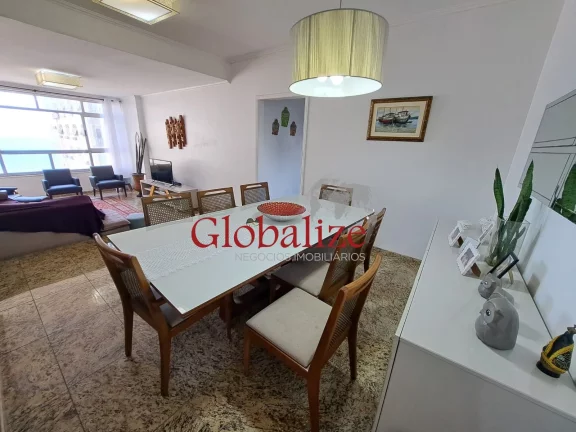 Imagem Apartamento de 173m² com 3 dormitórios de Frente para o Mar no Gonzaga por R$1.280.000