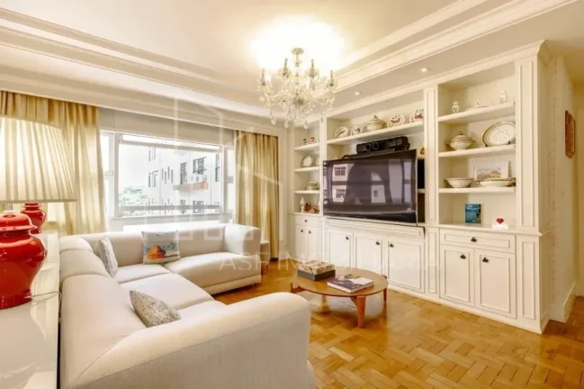 Imagem Apartamento Jardim Paulista - 174M², 3 Dorms, 1 Suíte, 2 Vagas Determinadas, Armários, Split.