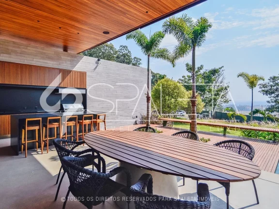 Imagem Residência cinematográfica com arquitetura moderna à venda na Fazenda da Grama em Itupeva