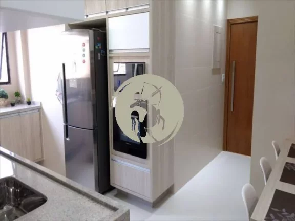 Imagem APARTAMENTO COM DUAS VAGAS DE GARAGEM PARALELAS, SALA 2 AMBIENTES, SACADA FECHADA COM VIDROS (VETRO ...