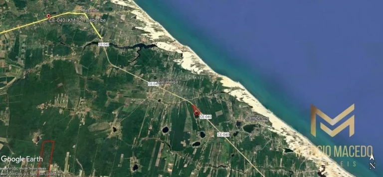 Imagem Terreno à venda, 247664 m² por R$ 1.200.000,00 - Zona Rural - Beberibe/CE