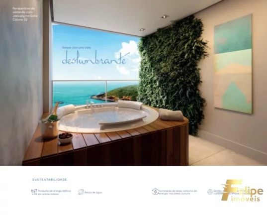 Imagem Um empreendimento localizado a uma quadra do mar, com apartamentos de 2 e 3 quartos na Praia de Peracanga