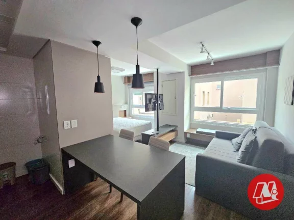 Studio com 1 dormitório para alugar, 33 m² por R$ 3.720,00/mês - Moinhos de Vento - Porto Alegre/RS