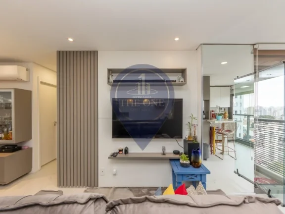 Imagem Apartamento de Alto Padrão com 2 Suítes na Vila Dom Pedro I, São Paulo-SP: 2 Quartos, 2 Salas, 3 Banheiros e 1 Vaga de Garagem!