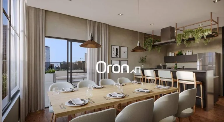 Imagem Apartamento com 3 dormitórios à venda, 71 m² por R$ 747.000,00 - Setor Oeste - Goiânia/GO