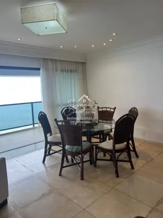 Imagem Apartamento de luxo para locação no Jardim Astúrias, Guarujá-SP: 4 quartos, 4 suítes, 3 salas, 5 banheiros, 3 vagas, 350m².
