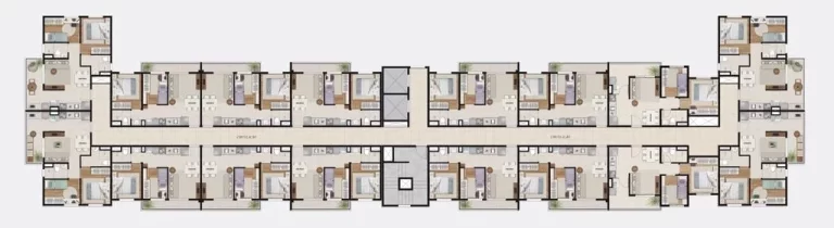 Imagem Venda de apartamento de 2 quartos no Condomínio Vivence Parque Do Carmo em SP, com 42m² e 1 vaga de garagem.