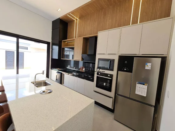 Imagem Casa com mobília de luxo e 3 suítes à venda, 200 m² por R$ 2.290.000 - Condomínio Dona Maria José - Indaiatuba/SP