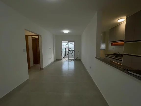 Imagem Apartamento para Venda em Praia Grande, Guilhermina, 2 dormitórios, 1 suíte, 1 banheiro, 1 vaga