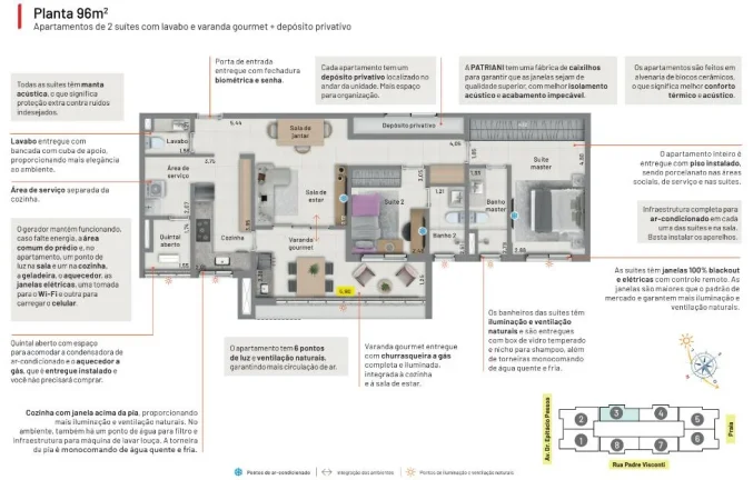 Imagem Lançamento Mistral Embaré - Patriani direto com a construtora
