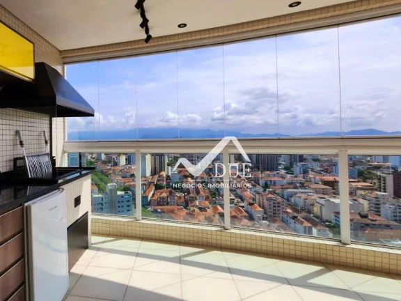 Imagem Apartamento com 3 dormitórios à venda, 124 m² por R$ 1.980.000,00 - Boqueirão - Santos/SP