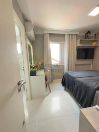 Imagem Apartamento, com 76m², 3 dormitórios, sendo 1 suíte, possui cozinha americana integrada à sala d...