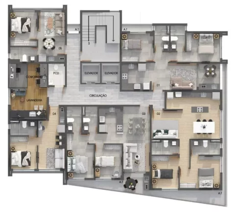 Imagem Apartamento à venda, 30 m² por R$ 389.900,00 - Manaíra - João Pessoa/PB