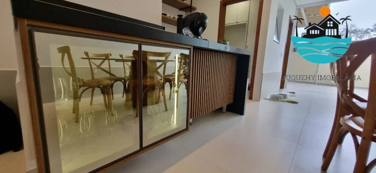 Imagem Casa para Alugar Temporada - em condomínio fechado em Juquehy com 3 suíte, acomodação 8 pessoas, 800m da praia | Juquehy Imobiliária