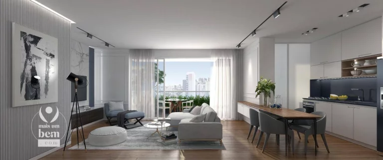 Imagem Apartamento com 3 quartos (1 suíte), 101 m², 2 vagas por R$ 1.297.373,00 - Cabral - Curitiba/PR