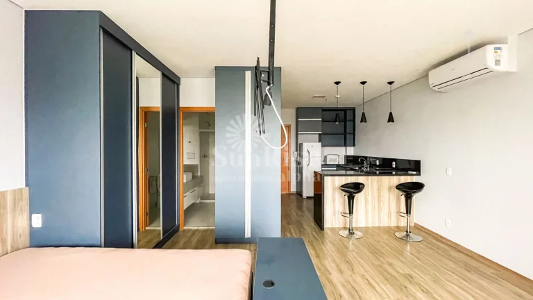 Imagem Apartamento para alugar studio com 1 vaga 44 m² R$3.110,00 pacote - Alphaville - Santana de Parnaíba/SP