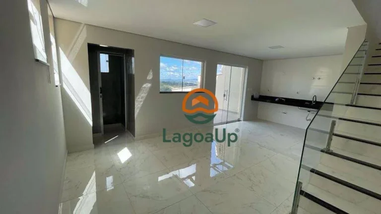 Imagem Casa com 3 dormitórios à venda, 101 m² por R$ 649.000,00 - Shalimar - Lagoa Santa/MG