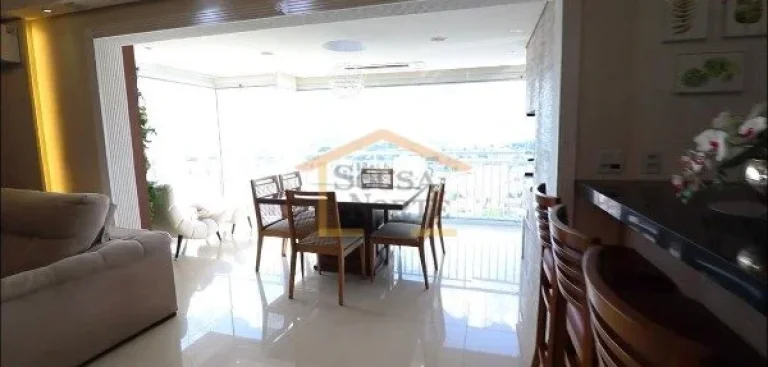 Imagem Apartamento de 105m², com 3 dormitórios, sendo 1 suite, sala integrada à cozinha e varanda gourme...
