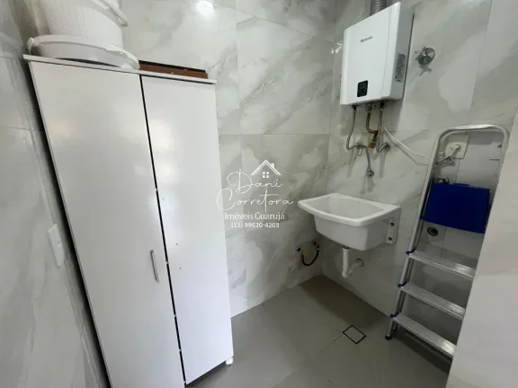 Imagem Aluguel apartamento com lazer Astúrias, Guarujá-SP: 2 Quartos, 1 Suíte, 2 Salas, 2 Banheiros, 2 Vagas, 90m².
