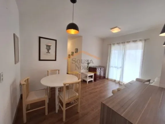 Imagem Apartamento 57m², 2 dormitórios, 1 banheiro, varanda envidraçada, cozinha equipada, rico em plane...