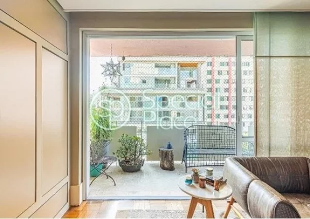 Imagem Excelente apartamento com 175m² no Jardim América. Amplo living para dois ambientes e varanda espa...