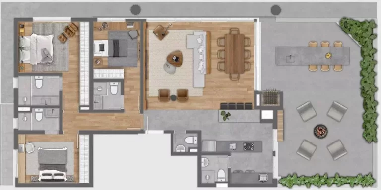 Imagem Apartamento com 3 Quartos à Venda, 136 m² em Petrópolis - Porto Alegre