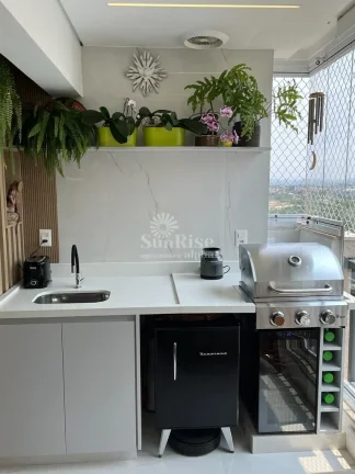 Imagem Apartamento Mobiliado à Venda com 3 quartos e 3 vagas - 110 m² - R$1.700.000 ,00 Alphaville Parc Athenee - Barueri/SP