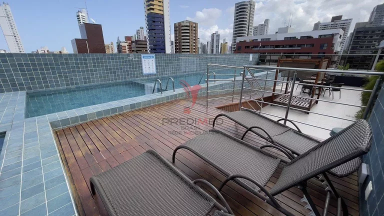 Imagem Apartamento mobiliado e equipado, com vista privilegiada para o mar, em Manaira