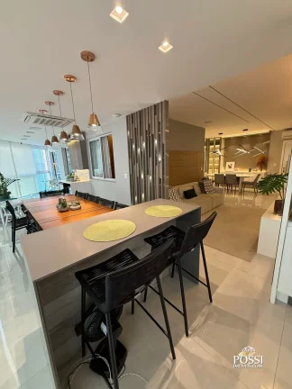 Imagem Apartamento à venda na Praia da Costa com 147m², 3 quartos (2 suítes), 3 vagas, porteira fechada