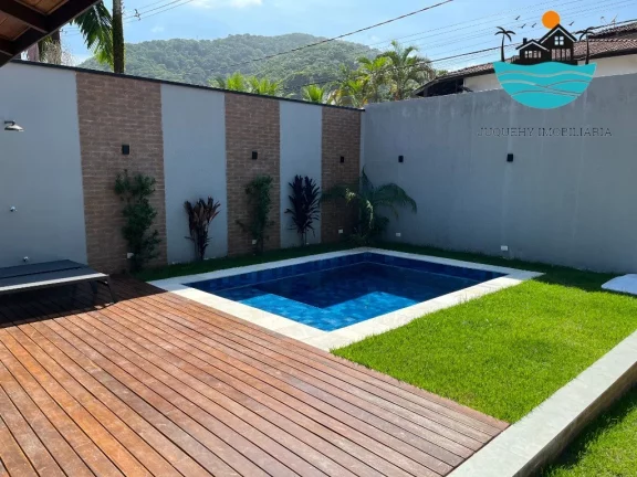 Imagem Oportunidade - Venda de Casas em Juquehy Litoral Norte com, 3 suítes, piscina, 160m² de área construída e 300m² de terreno | Juquehy Imobiliária