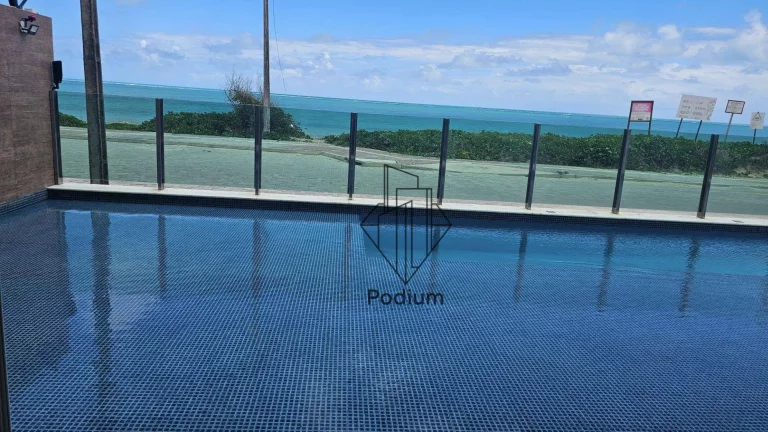 Imagem Apartamento de Porteira fechada á beira mar com varanda/sacada em Formosa/Cabedelo- AP2518