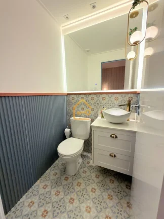 Imagem Apartamento mobiliado, 2 dormitórios (2 suítes) Pérola Villa Branca, Jacare