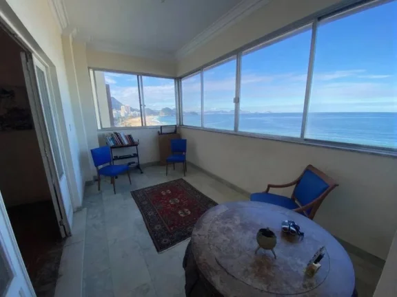 Imagem Apartamento av Atlântica andar alto vista mar,varanda sol da manhã, vaga