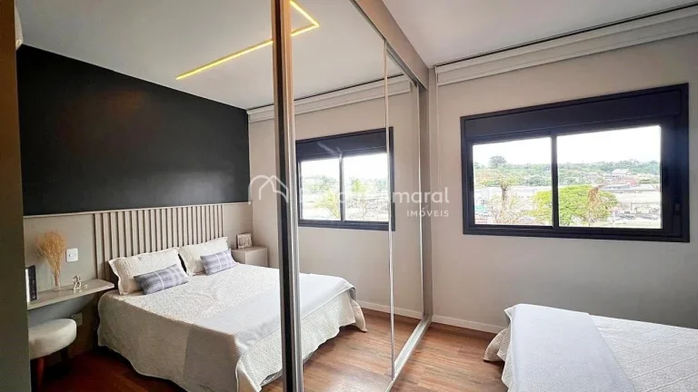 Imagem Apartamento recém-entregue à venda em Valinhos, no Condomínio Carlos Gomes. Com 2 dormitórios, s...