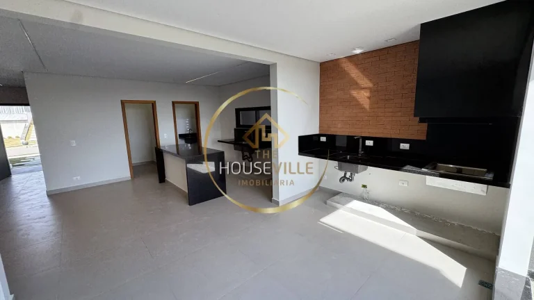 Imagem Casa térrea, 3 dormitórios ( 3 Suítes) ,2 vagas, Condomínio Verana, Sjc.