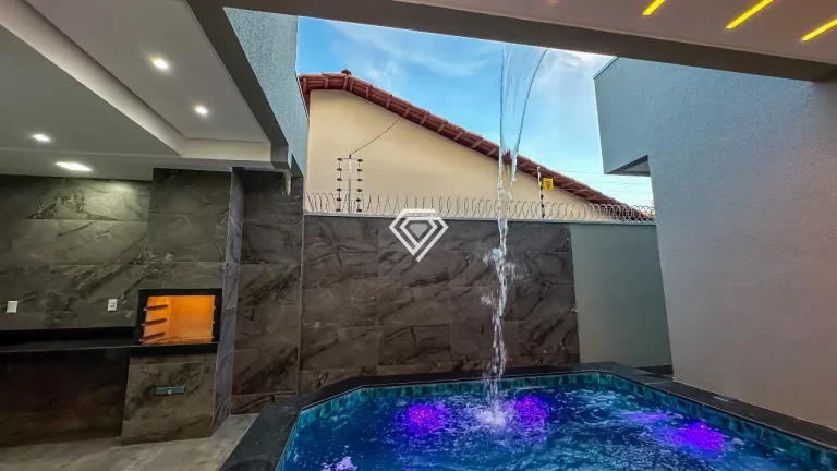 Imagem Casa 3 Suítes, 160m² c/ Lazer na 407 Sul