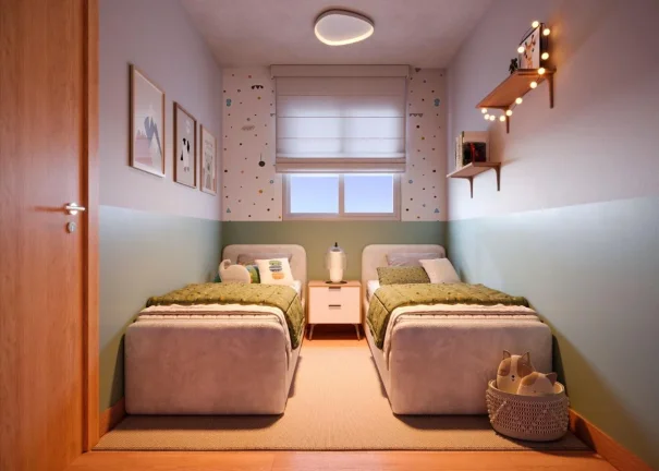 Imagem Apartamento com 2 quartos no condomínio Vila Serrana em Campinho da Serra II, Serra