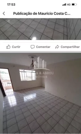 Imagem Excelente Sobrado, Financia, 4 Quartos, sendo 1 Suíte, Sala Grande, Cozinha Americana, Churrasqueira, no Jardim Olinda, Mauá-SP