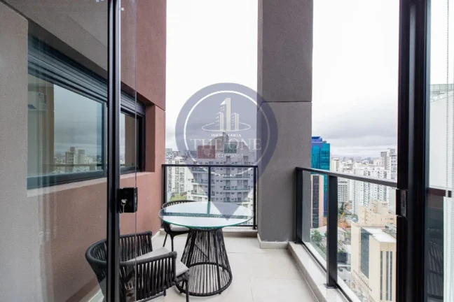 Imagem Apartamento à venda em Indianópolis, São Paulo - 1 quarto, 1 suíte, 1 sala, 1 banheiro, 1 vaga, 42m² de área.