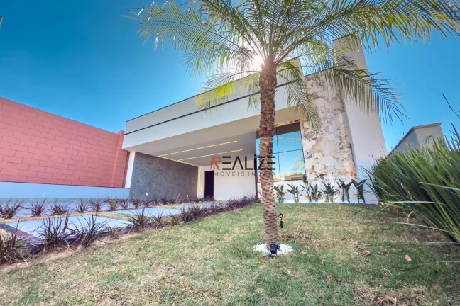 Casa moderna com 3 suítes e escritório à venda, 230 m² por R$ 1.730.000 - Condomínio Park Gran Reserve - Indaiatuba/SP